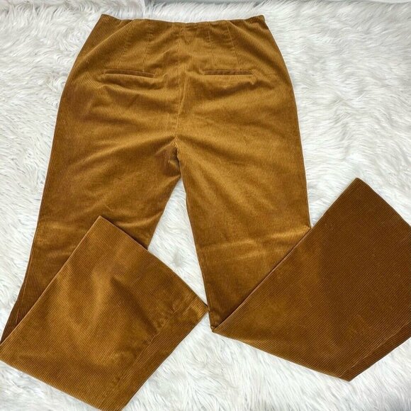 Veronica Beard Women’s Brown Hi-Rise‎ Wide Leg Corduroy Designer Pants US 10/W30 - Picture 5 of 14